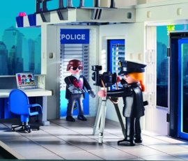 50YR Politiepost met voertuigen - 71602