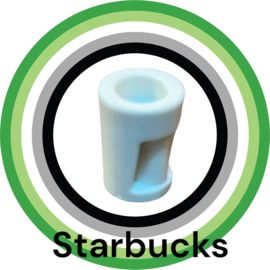 starbucks beker wit