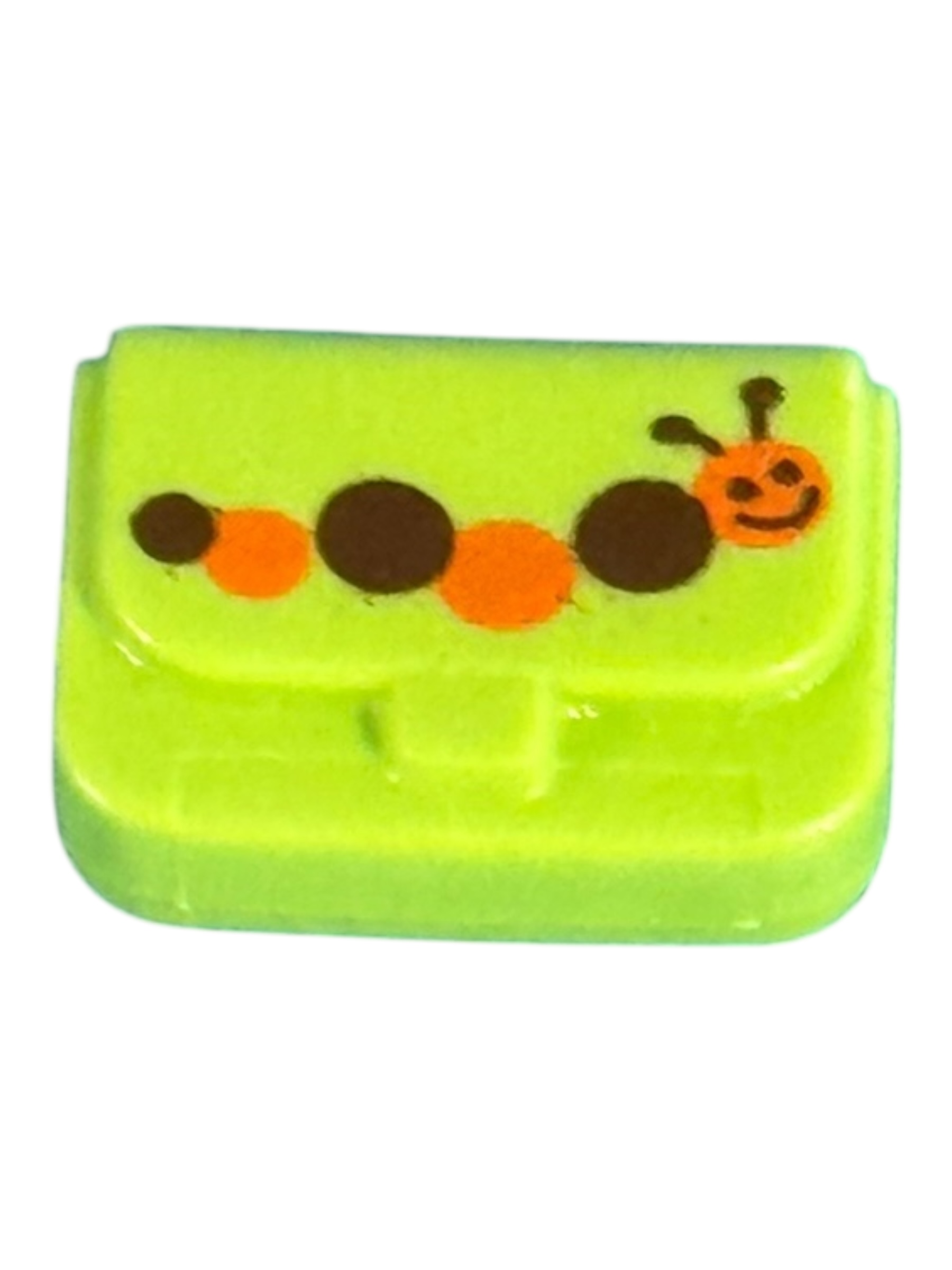 portemonee/tasje licht groen rups