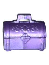 koffertje metallic paars