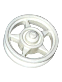 wiel/velg motorfiets wit