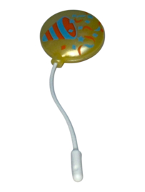 ballon feest geel met koord 30620399/30209113