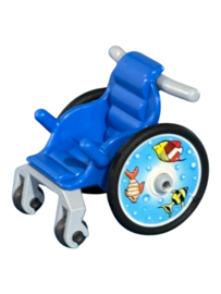 rolstoel kinder blauw