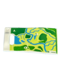 Papier landkaart