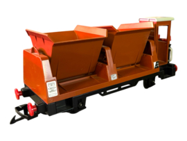 kolen Wagon Dubbel bruin T0016
