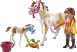Paard met veulen  - 71243