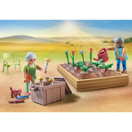 Idyllische moestuin bij de grootouders Constructiespeelgoed  - 71443