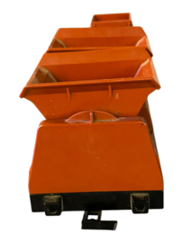 kolen Wagon Dubbel bruin T0017