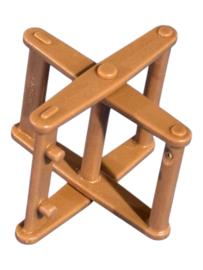 Vouw kurk campingkruk frame bruin