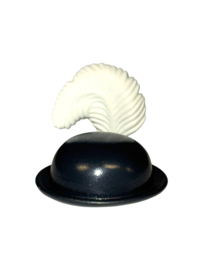 hoed  bolhoed hangende veer