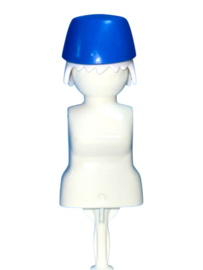 muts / hoed / fez blauw