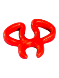 haarstrikje rood