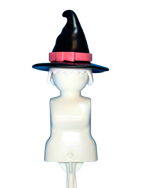 hoed heks zwart/roze 30232813/30060370