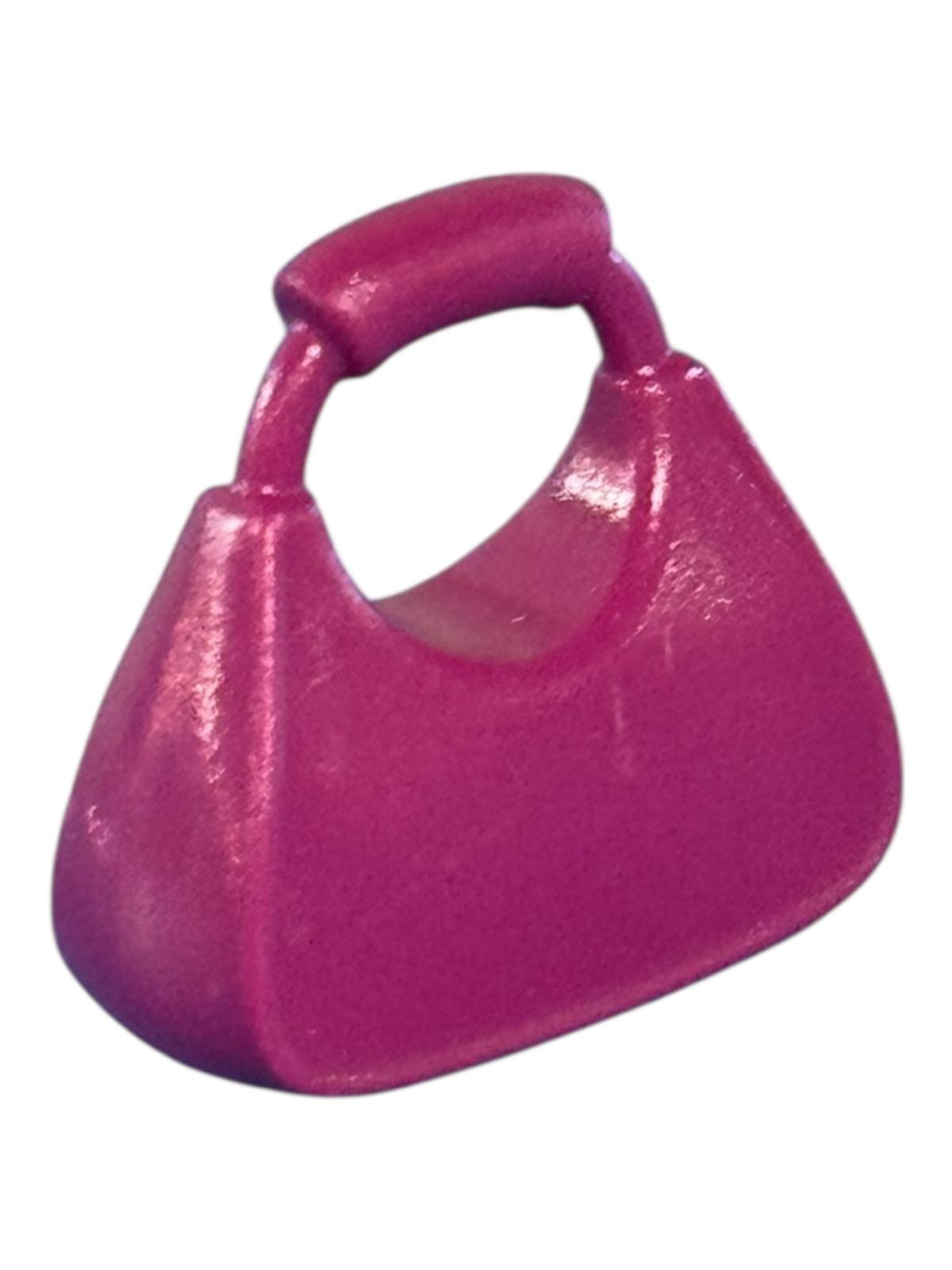 Handtas donker roze