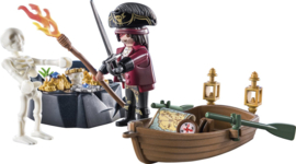 Piraat met roeiboot  - 71254