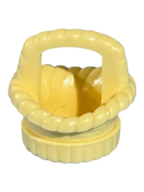 mandje vanille geel
