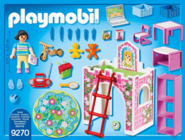 Kinderkamer met hoogslaper - 9270