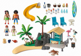 Vakantie-eiland met strandbar - 6979