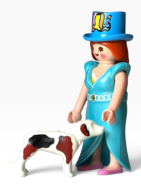 My Happy Serie 12 vrouw 3 vrolijke dame met hond