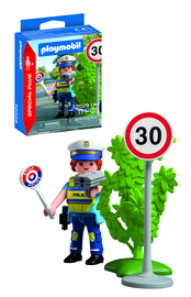 Politieagent met snelheidsradar - 72029