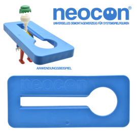 Neocon - Demontage Tool voor System Game Figuren - Kleur: blauw