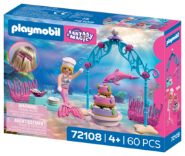 Zeemeermin met geschenk  - 72108