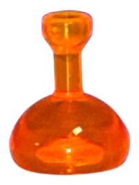 fles transparant oranje 30616322-2