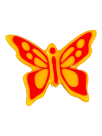 vlinder geel/rood 30642204