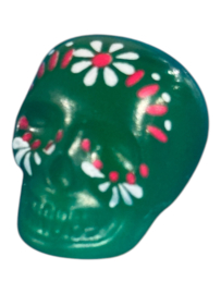 Doodshoofd skelet groen