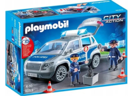 City Action Politie terreinwagen met licht en geluid - 9053