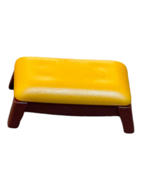 Voetenbank bruin geel 30212560/30058490