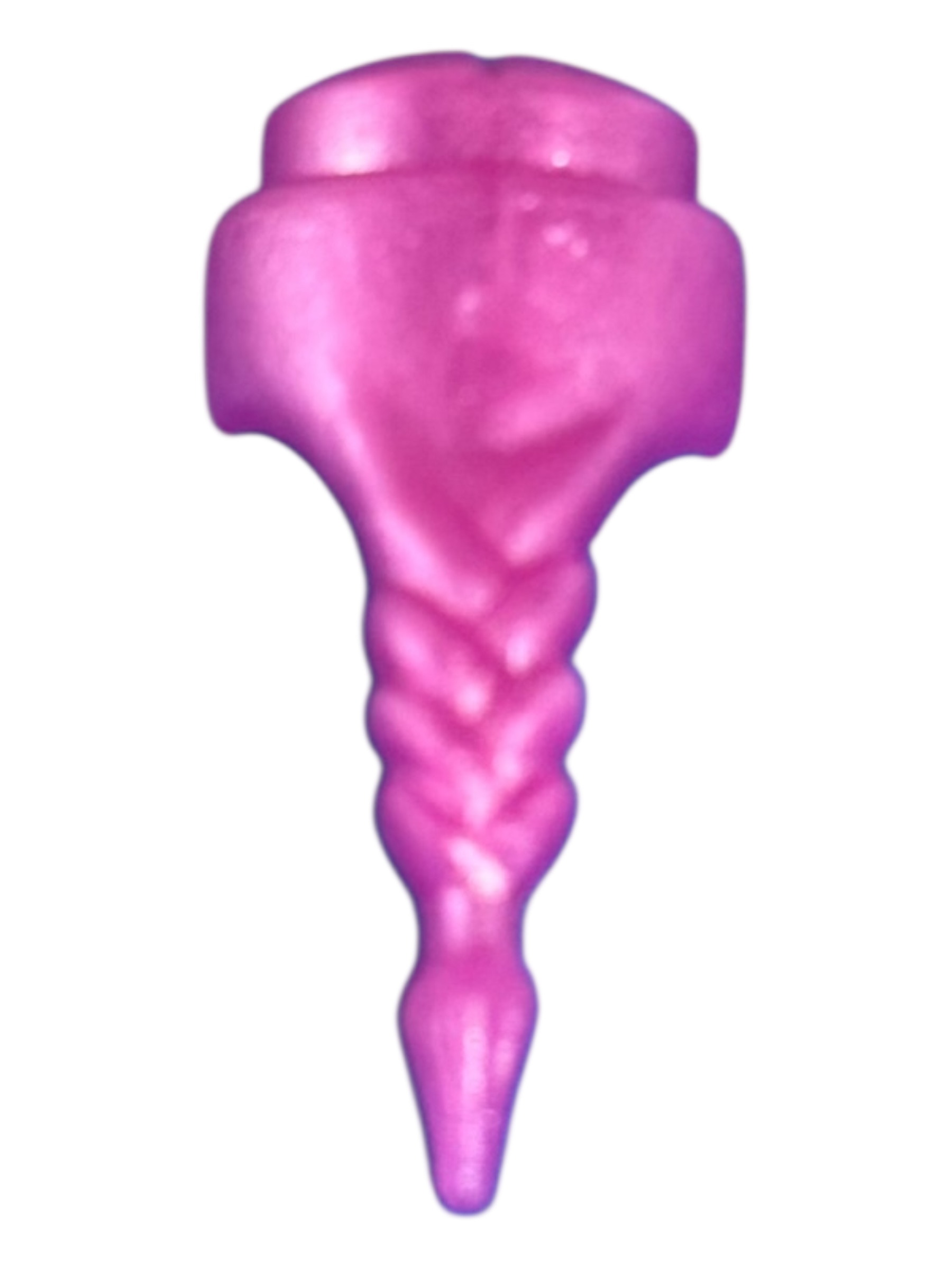 Haar roze vlecht