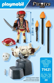 Piraat met kanon - 71421
