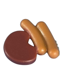 hamburger / worst donker bruin 30881222