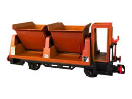 kolen Wagon Dubbel bruin T0018