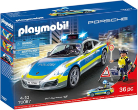 Porsche 911 Carrera 4S Polizei - wit - 70067