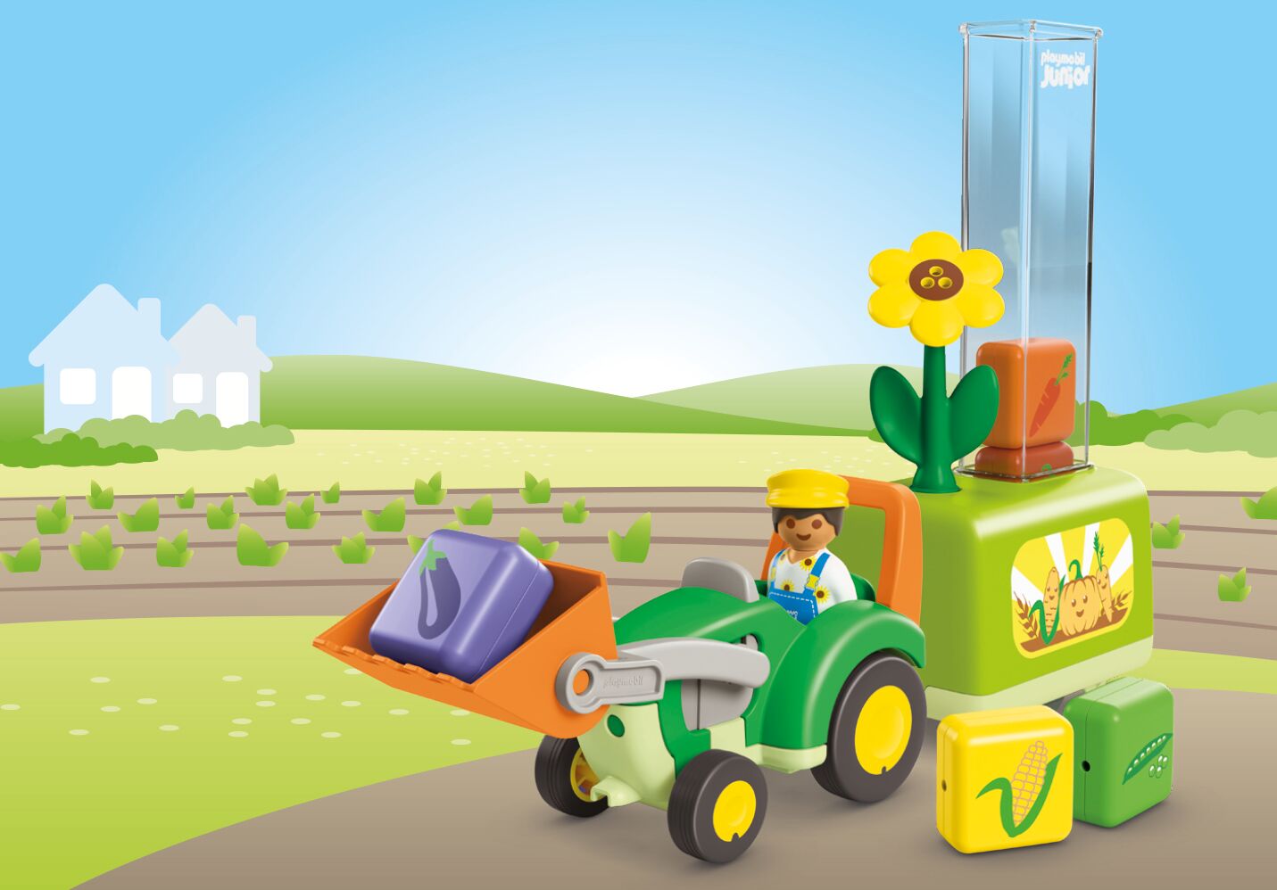 Tractor met laad- en lossysteem - 71773