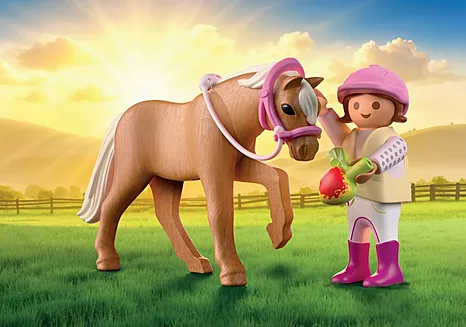 Meisje met pony - 71887