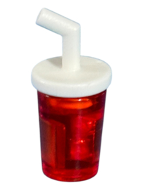 Milkshake transparant rood 30045533 / 30222303