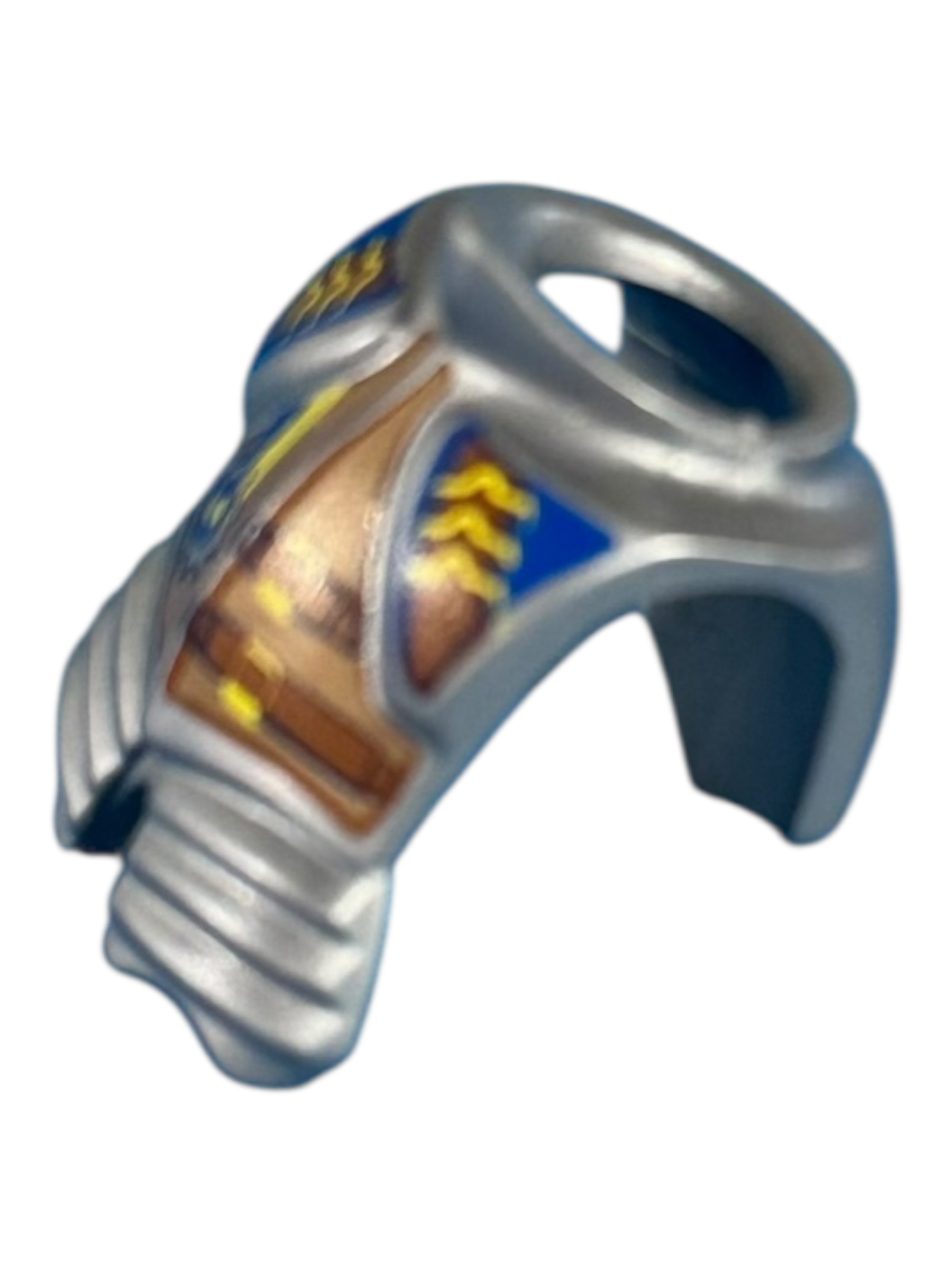 borstplaat harnas zilver