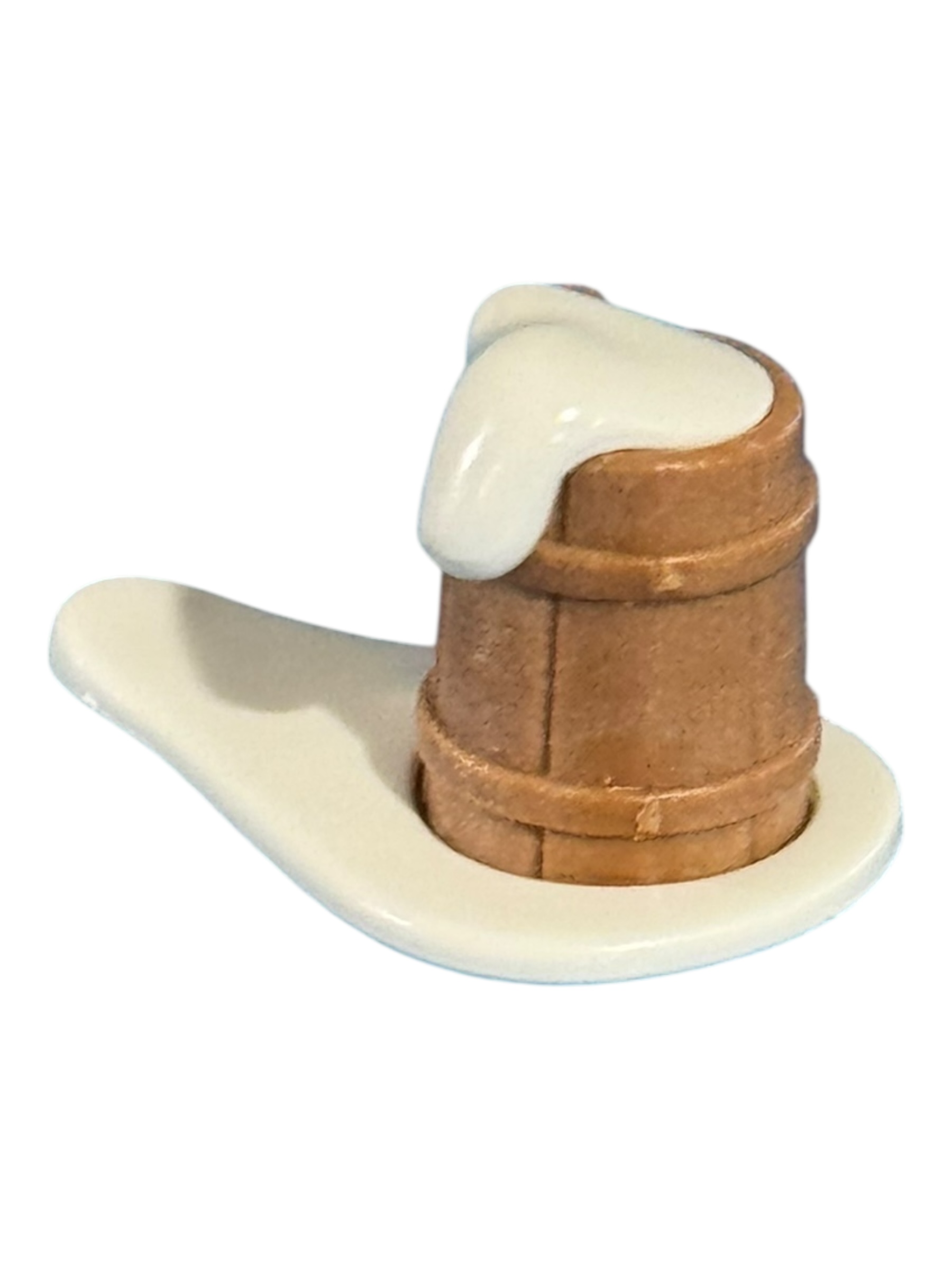 bierpul met schuim