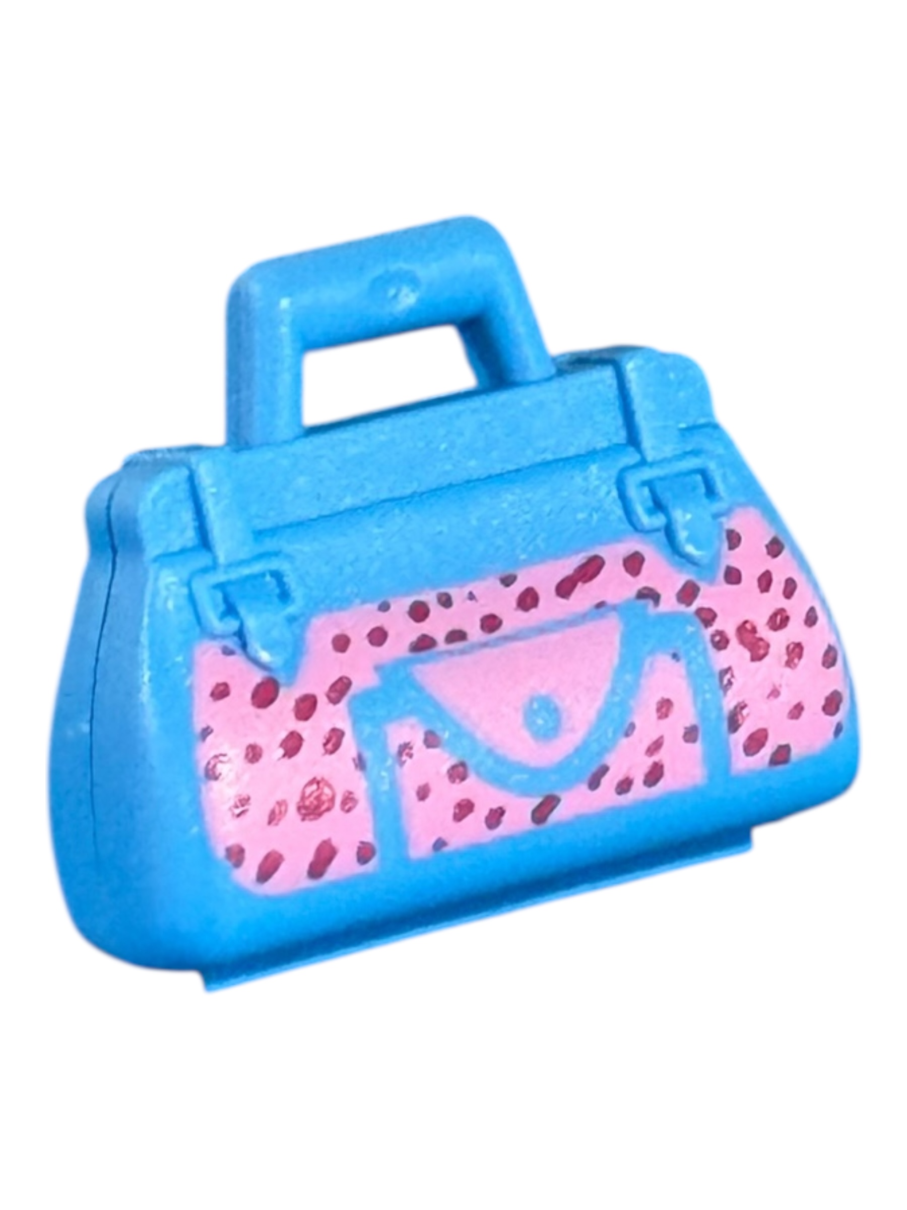 dokterstas blauw met roze opdruk 30626855