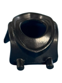 kraag zwart met pinnen