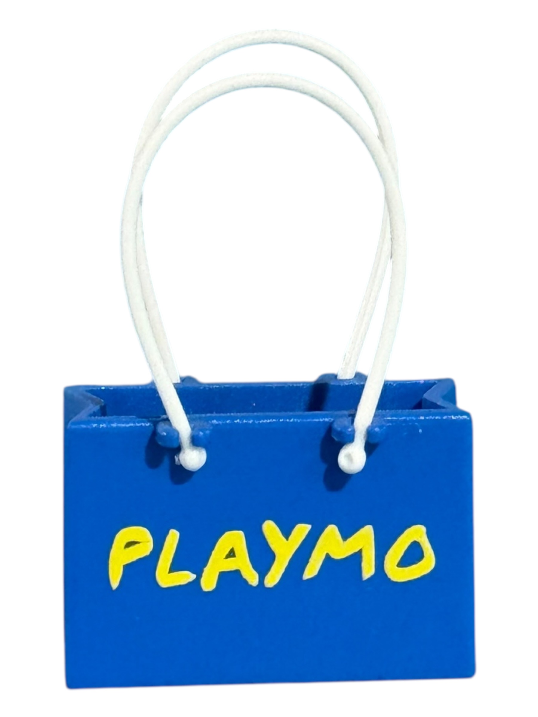 Sjieke boodschappentas blauw met opdruk PLAYMO