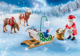 Kerstslee met rendieren - 9496