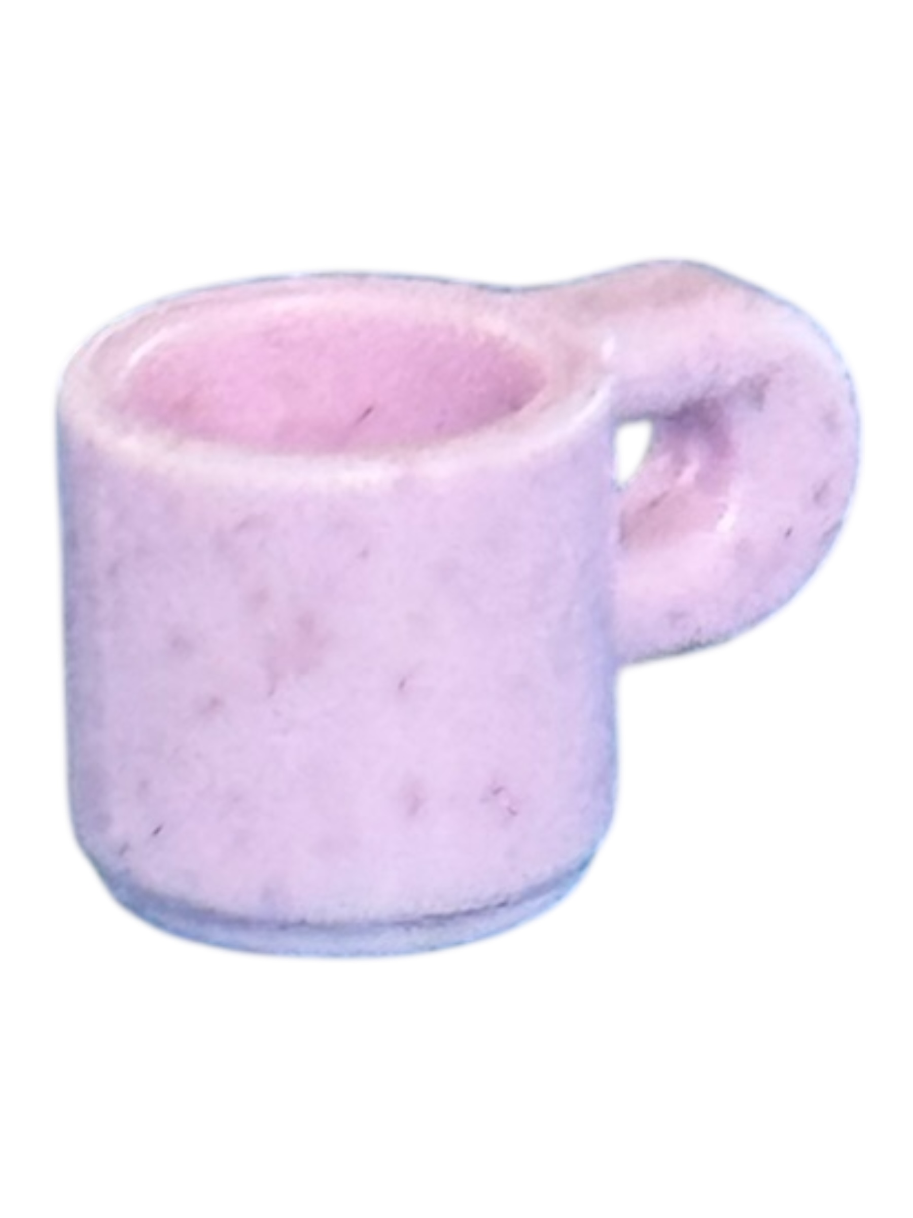 kopje / beker grijs gespikkeld