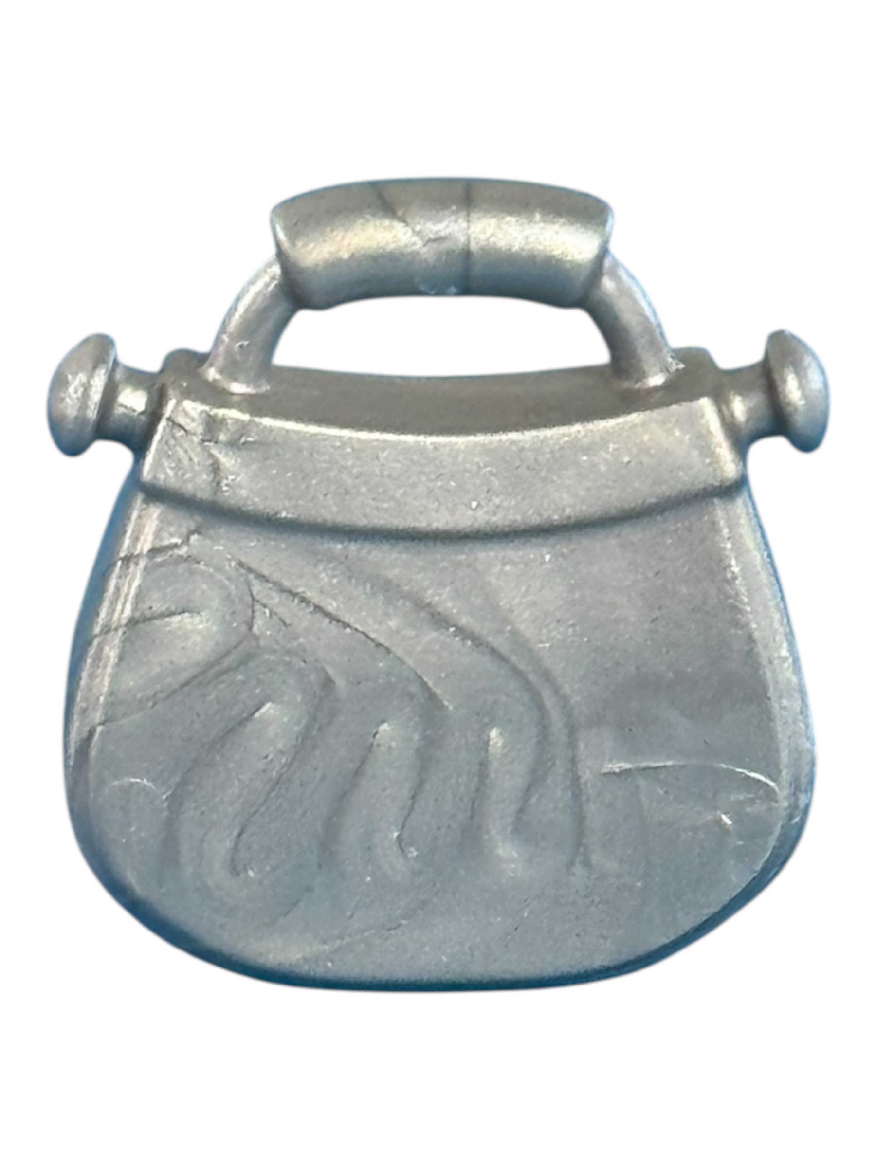 Handtas zonder strap grijs