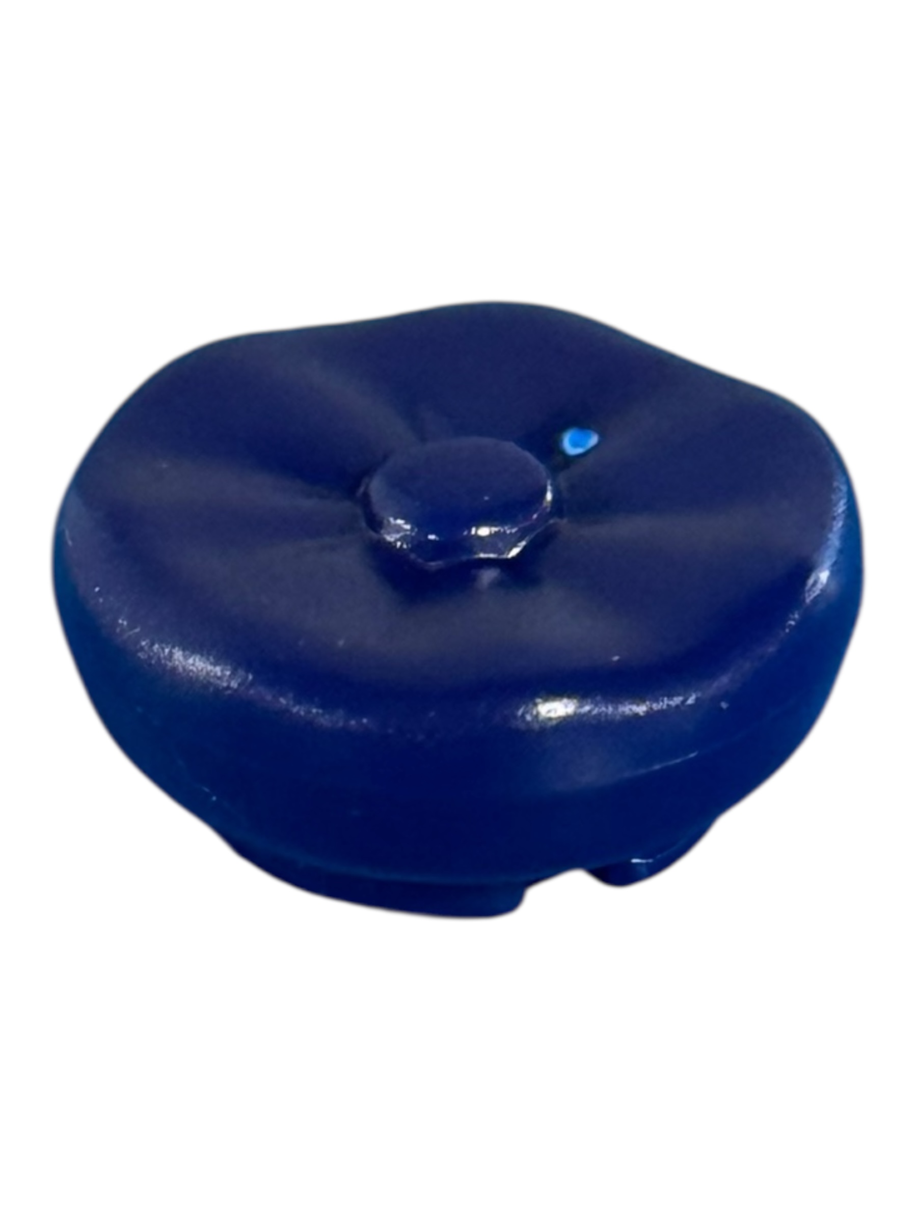 bovenkant blauw fluweel gouden kroon 30257820