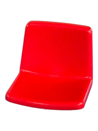 stoel voor op frame helder rood 30074590