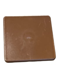 Tafelblad vierkant bruin  30052723